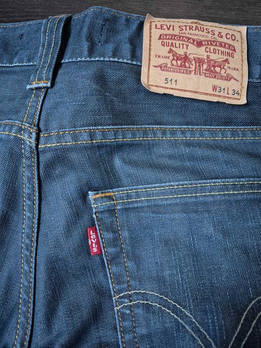 Blugi bărbați Levi's 511, W31 L34, purtați de 3 ori