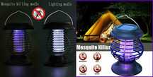 Lampă solară LED cu mumina UV pentru țânțari cu muște insecte. Noua!