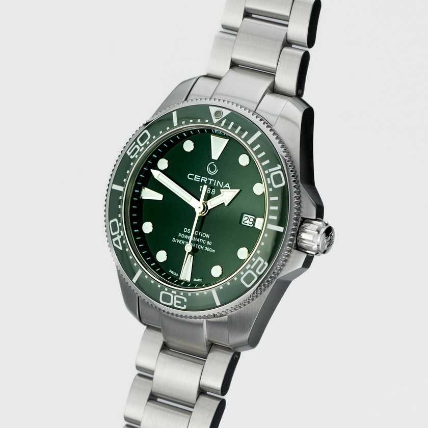 Certina DS Action Diver 43mm Powermatic 80 Green dial