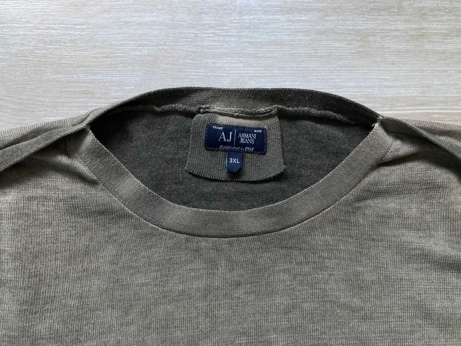 Armani Jeans AJ мъжки памучен пуловер размер XXL