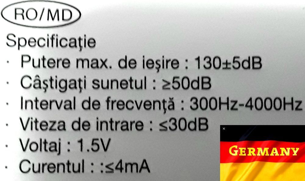APARAT AUDITIV (Amplficator auditiv) WEINBERGER (Germania) NOU 110 Lei