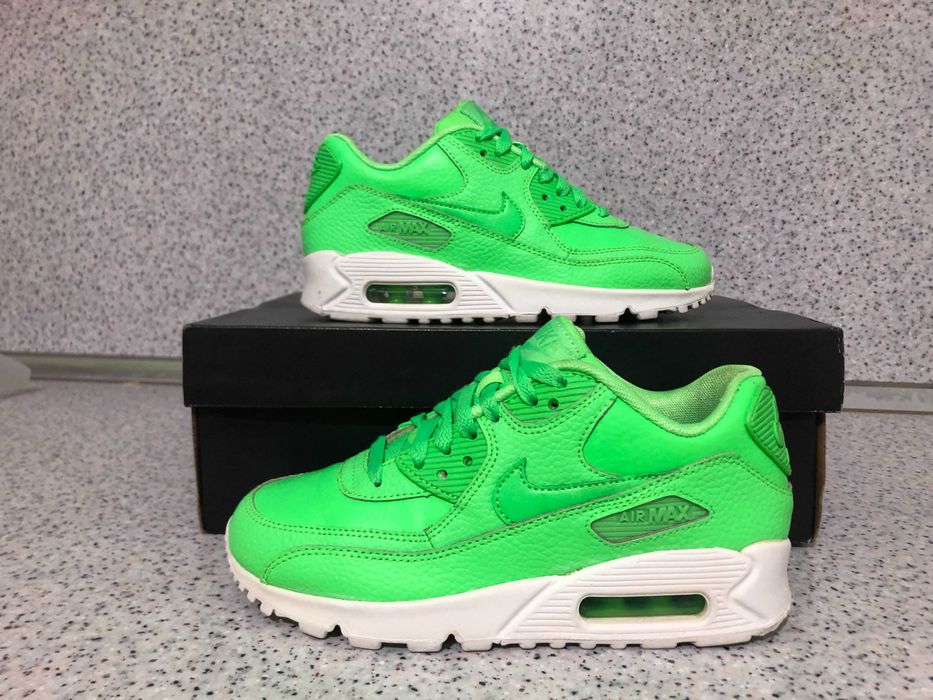 ОРИГИНАЛНИ *** Nike Air Max 90 Leather / Green White