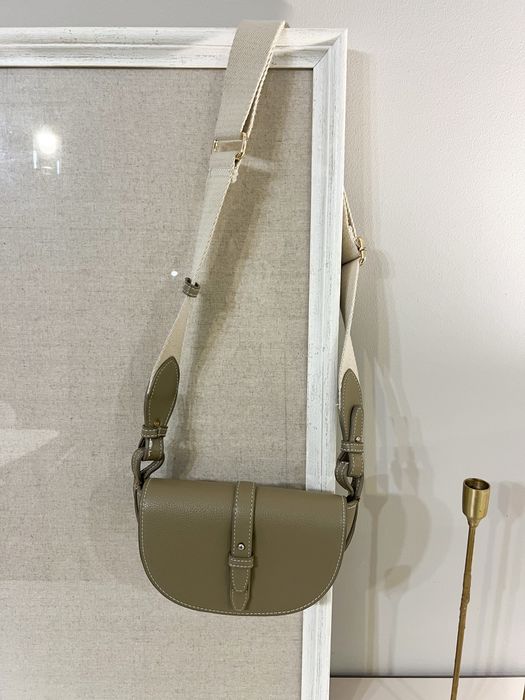 Кожена чанта ZARA