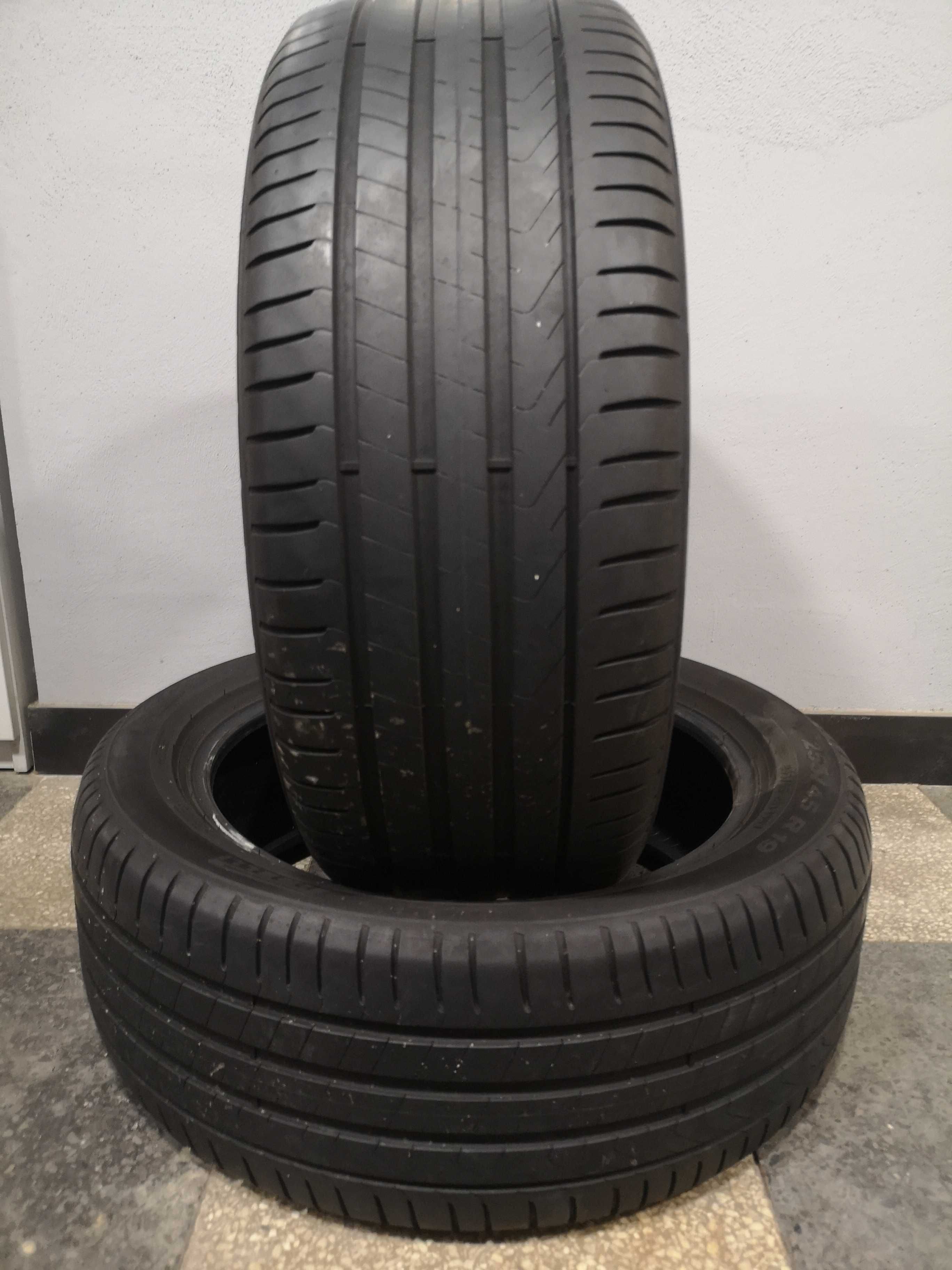 2бр 255/45/19  PIRELLI 6мм грайфер дот:20г +++