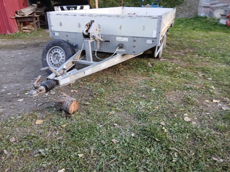 Platformă  remorcă 2,7 t cu obloane rabatabile  SARIS