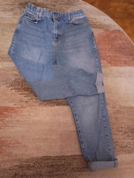 Jeans blugi high waist paperbag mărimea 40-L