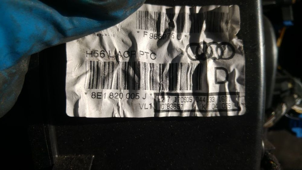 Tulumba aer bord audi a4 b7 8e1820005j ⭐⭐⭐⭐⭐