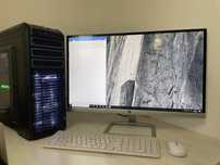 Продаю настольный компьютер. Системный блок+монитор HP 27.