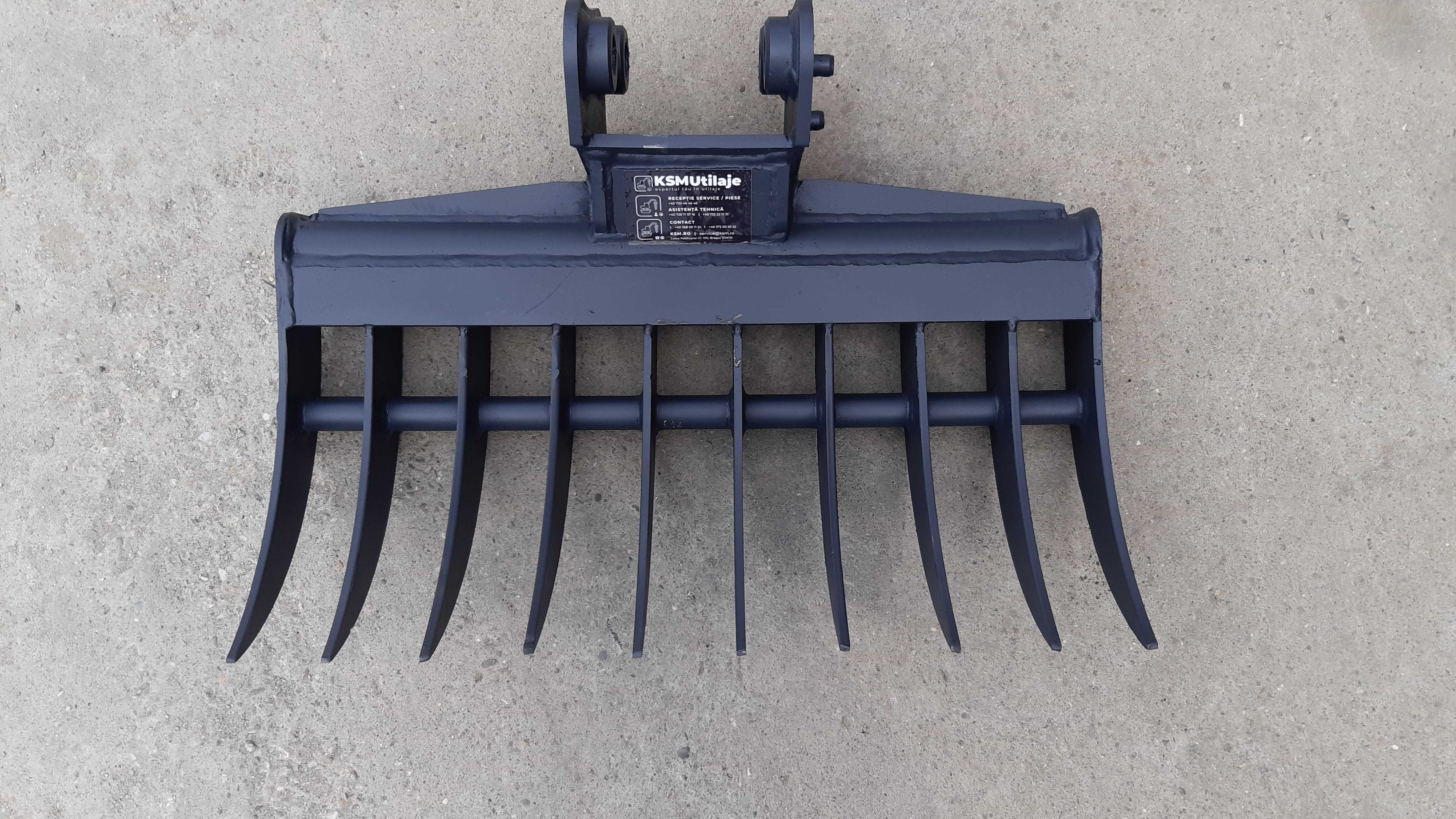 Grebla 800 mm  pentru miniexcavator 3-5 tone