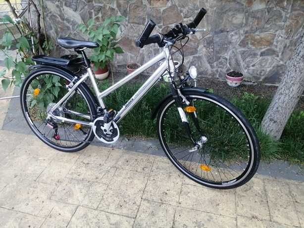 2 biciclete din aluminiu MARS de oraș și drumeții pt. bărbați și femei