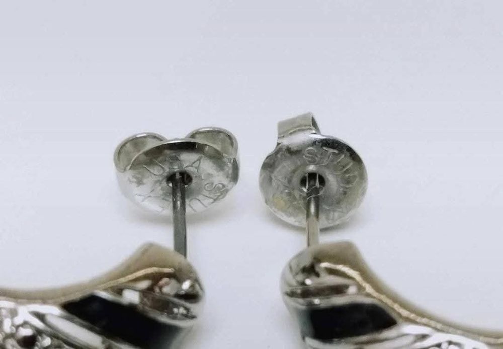 Set inel, cercei si pandantiv placati cu aur alb de "14KT GE Espo"