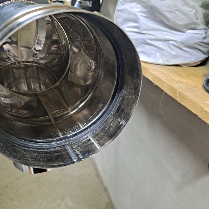 Cot evacuare inox 100mm teava evacuare inox 80mm