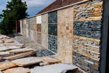 piatra decorativa gradina travertin marmura thassos