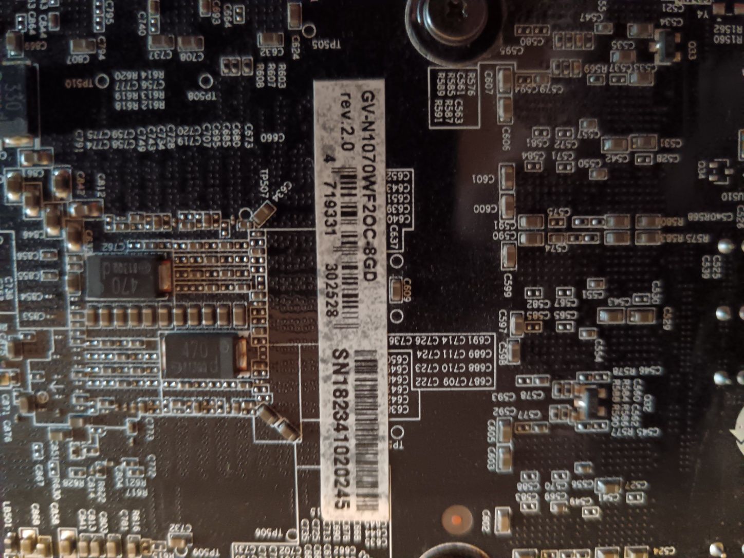 GTX 1070 Gigabyte wind force 8GB