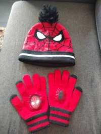Шапка и ръкавици Спайдърмен