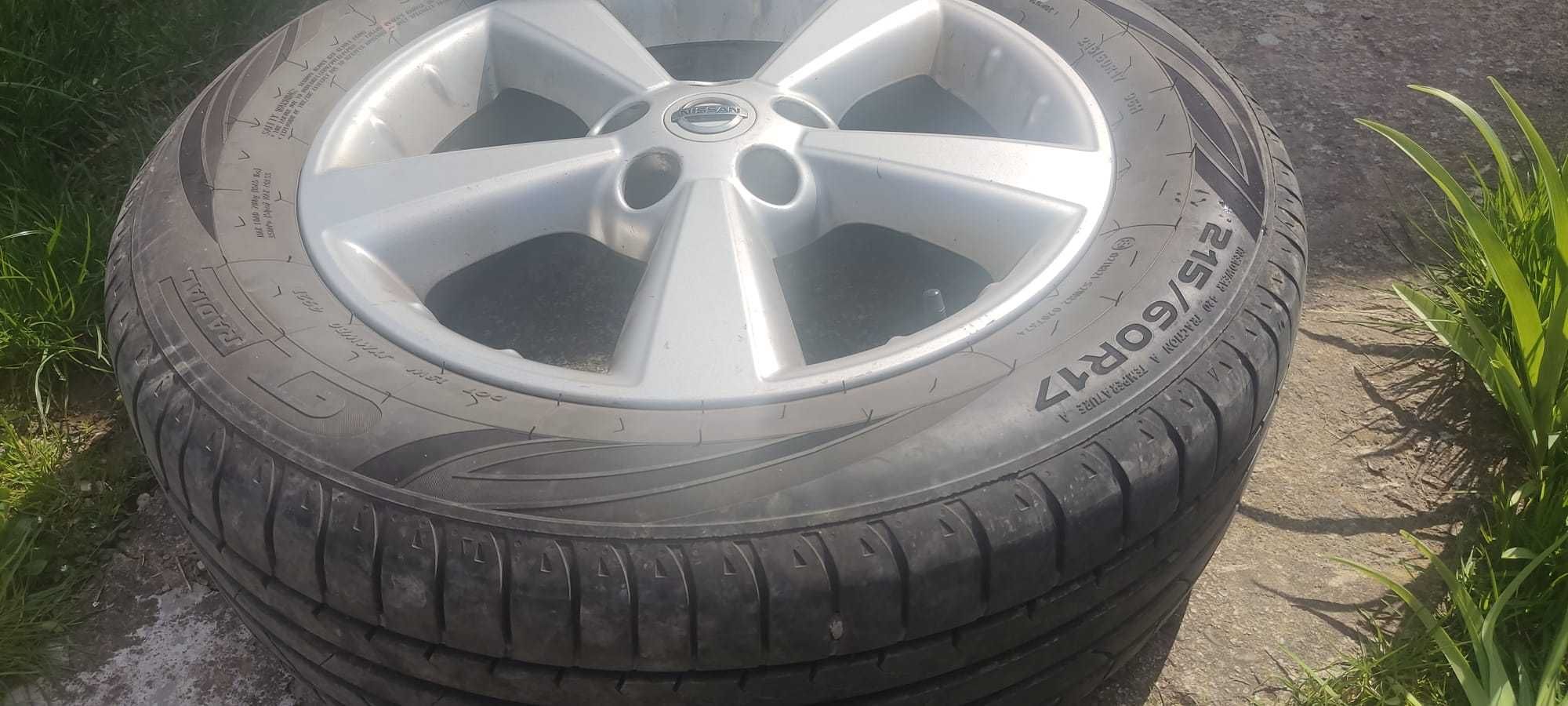 4 Roti de vara Nissan Qashqai 17 215/60R17 DOT 2021