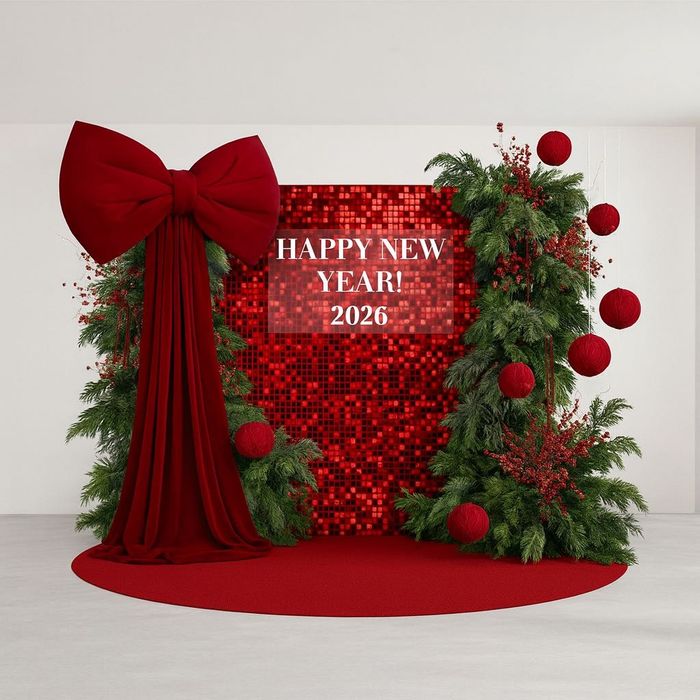 Новогоднее оформление и фотозоны