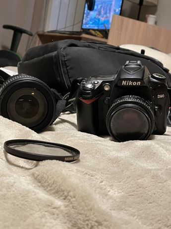 Nikon D90 lenses, tripod and bag / Никон Д90 обективи, статив и чанта