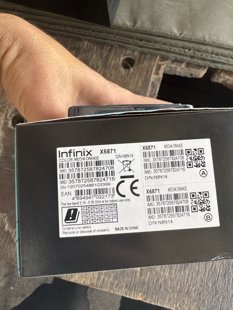 Infinix gt 20 pro ideal 12.256g holati ideal karopka dak bor