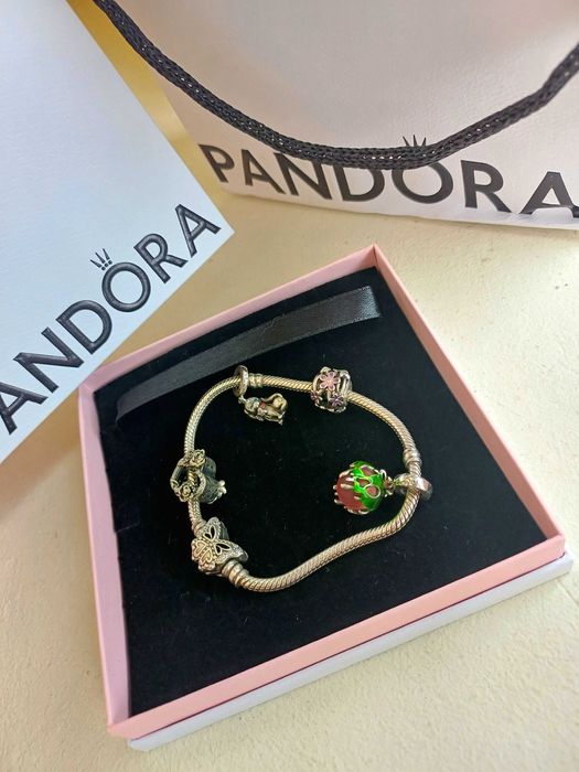 Brățară Pandora 18 + Charmuri