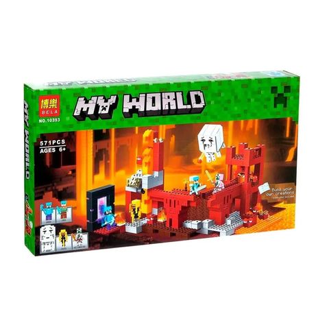 Конструктор Bela My World (Minecraft) "Подземная крепость"