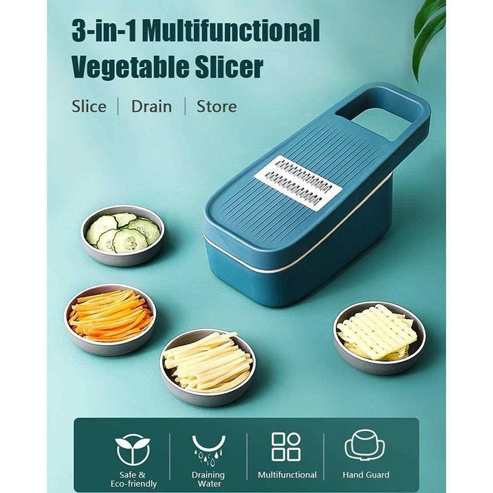 Razatoare multifunctionala cu 5 cutite interschimbabile din inox