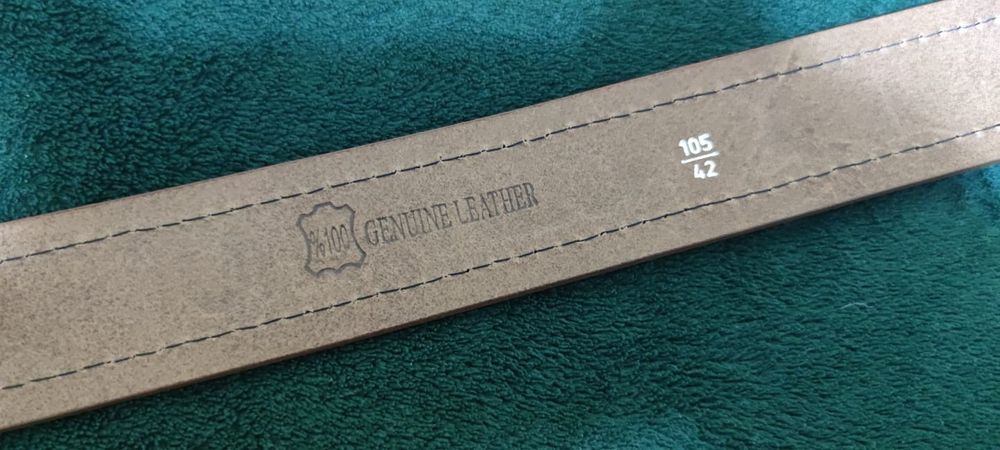 Мъжки колан Luis Vuitton от естествена кожа