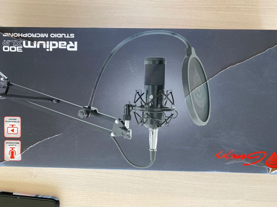 Микрофон Genesis Radium 300 XLR, черен - NGM-1695