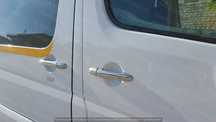 manere usi inox mercedes sprinter 2006-2014 husa capota,oglinzi crom