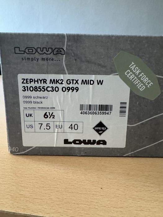 Тактически кубинки Lowa ZEPHYR MK2 GTX