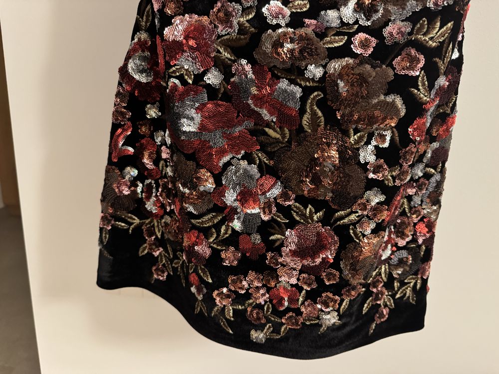 Rochie Nissa din catifea