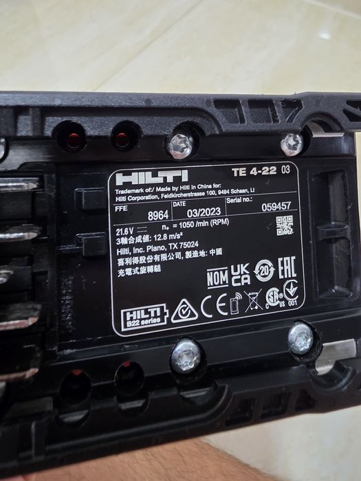 Rotopercutor Hilti TE 4-22