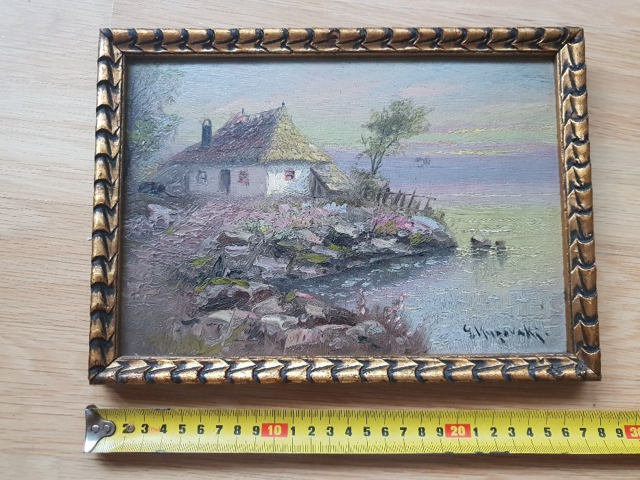 Tablou "Casa la malul apei " Kusovski