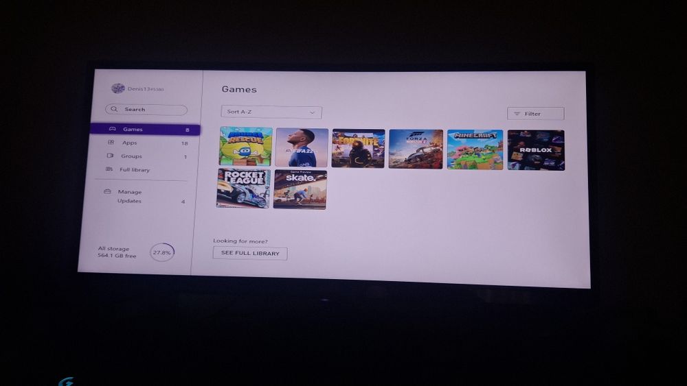Xbox s  co jocuri instalate