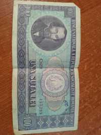 Vând bancnote 50 lei și 100 de lei din 1966 în stare foarte bună