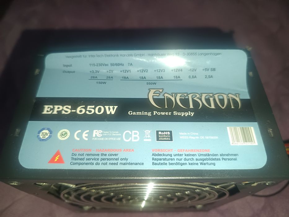 Energon Sursa PC Gaming 650W