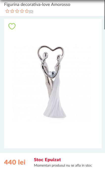 Figurina ceramica Amorosso