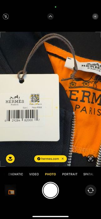 Hermes-Чисто ново оригинално мъжко есенно яке Л размер