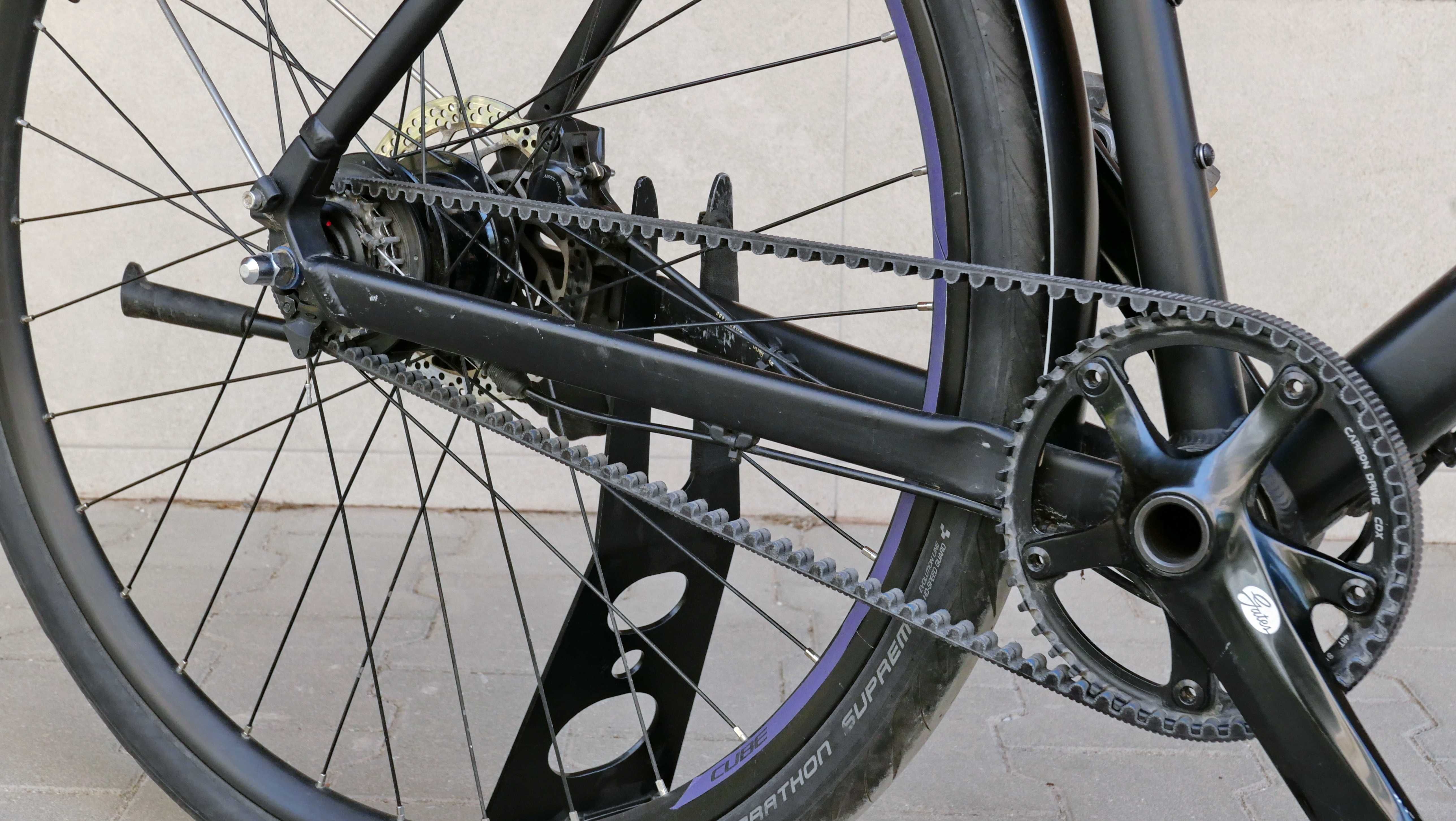Cube Editor, 28, размер 54, ремък, Shimano Alfine 11, дискови спирачки
