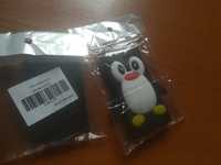 Husa apple ipod nano generatia 7 gen 7 negru model pinguin noua