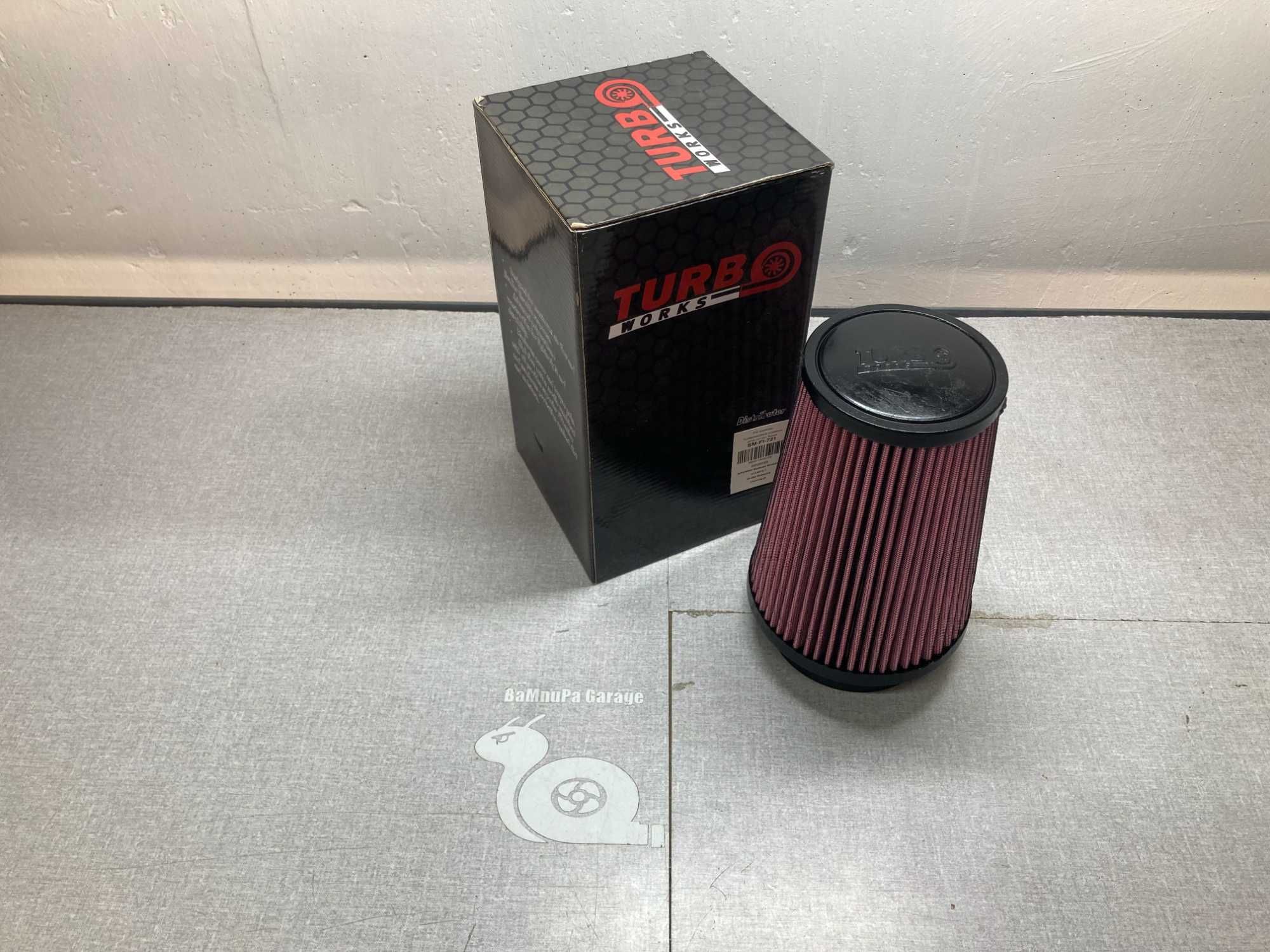 Конусен спортен филтър turboworks 76 89 102mm турбо универсален филтри