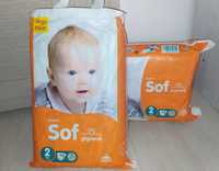 Pampers SOF sotiladi 2 razmerli mega paket .  Arzonga bervoraman .