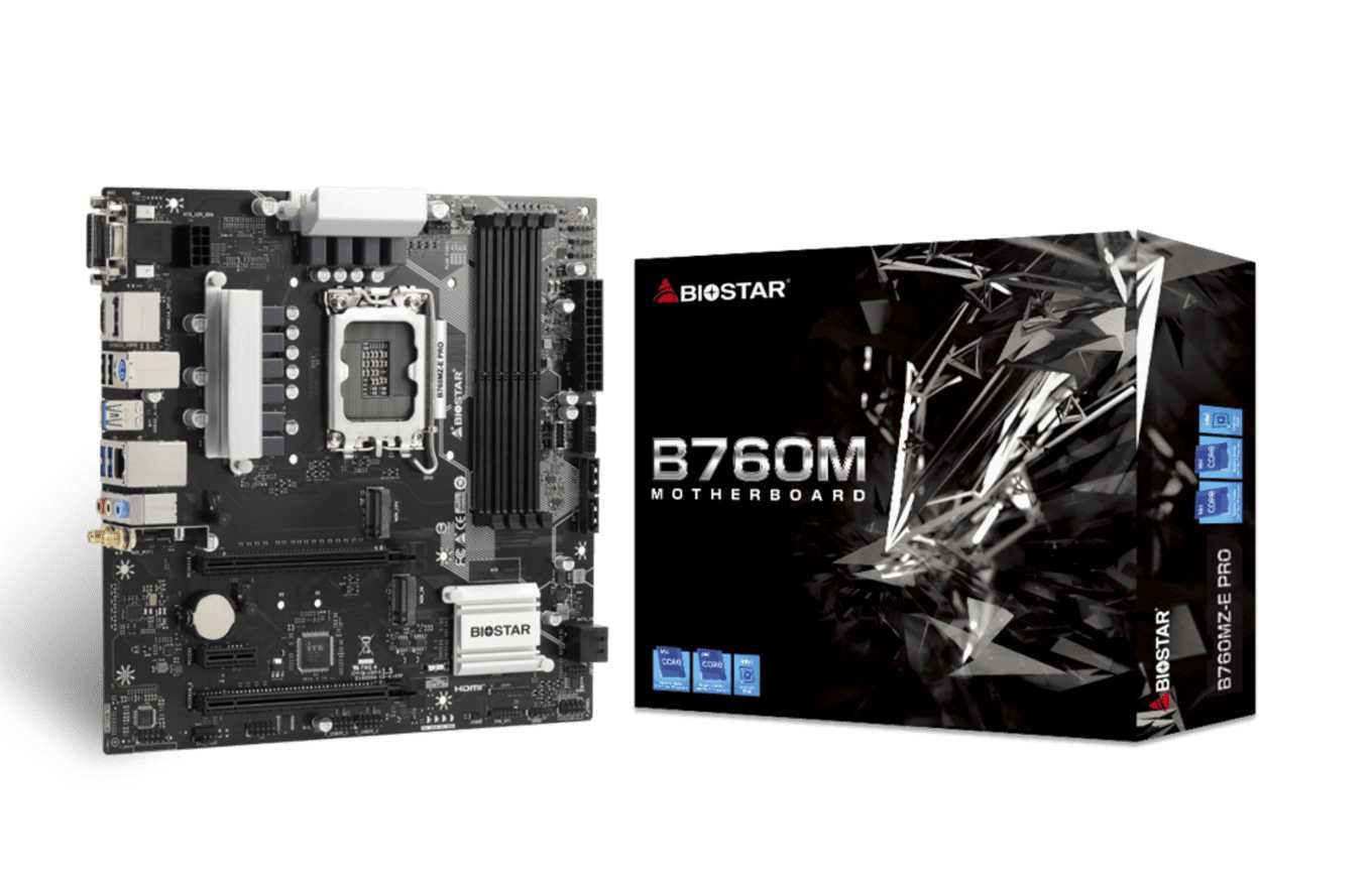 ! Материнская плата MB BIOSTAR B760MZ-E Pro D5 | Цена с НДС