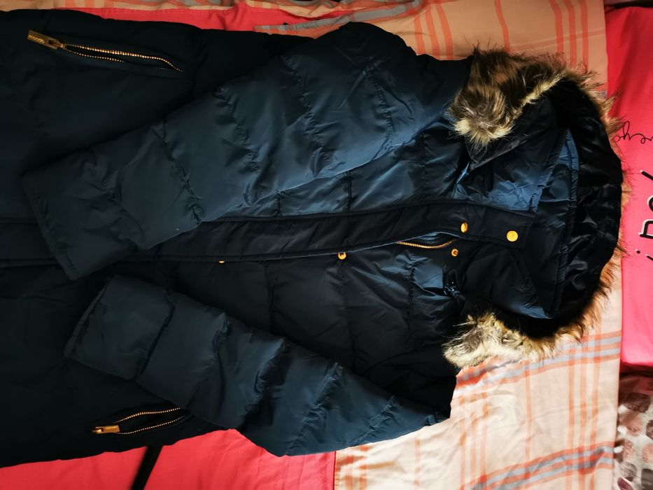 Geaca iarna/lunga/albastra/dama