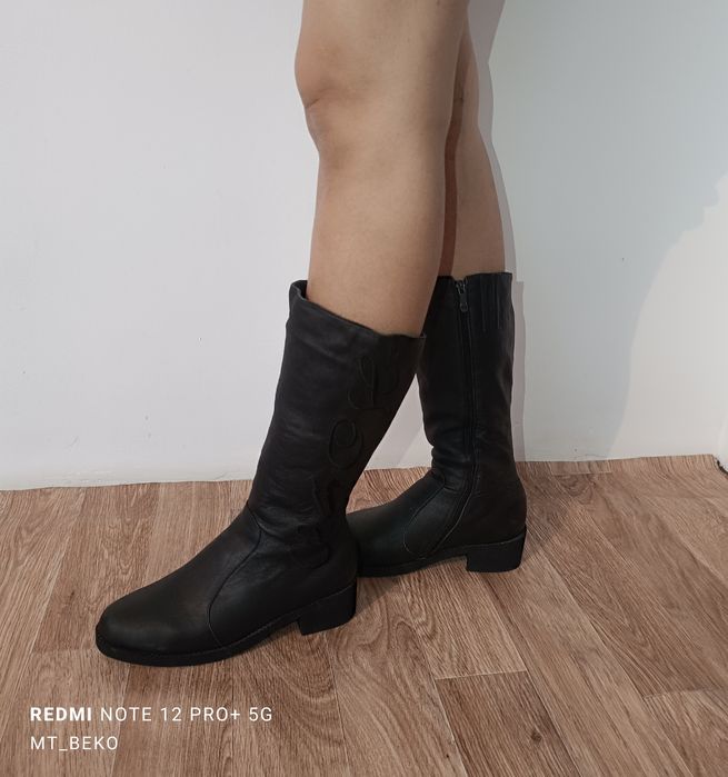 Сапоги с натуральном мехом !!!