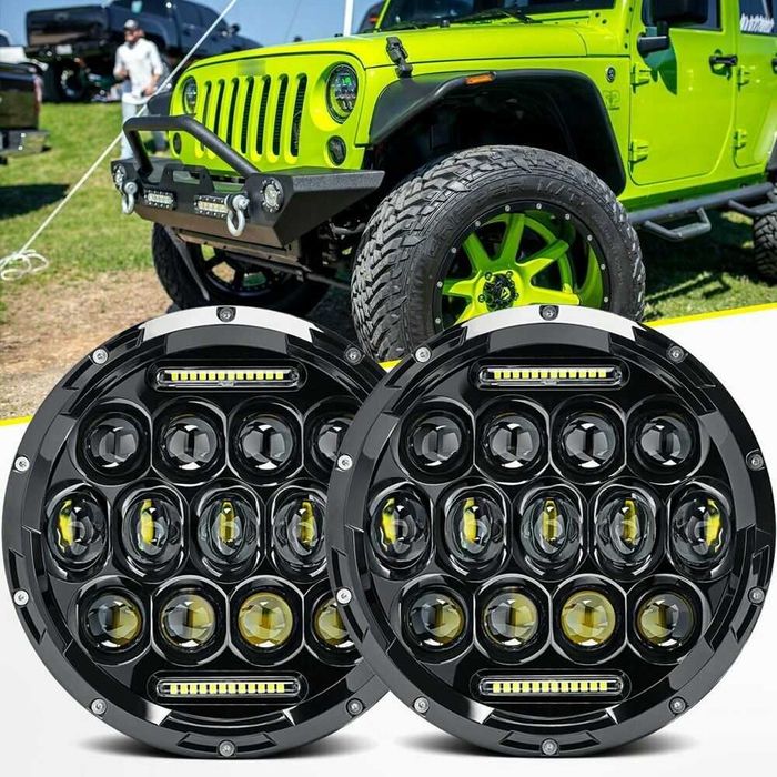 Faruri cu led 7''pentru Jeep,Suzuki,Nissan ,Land Rover,Mercedes ,Lada