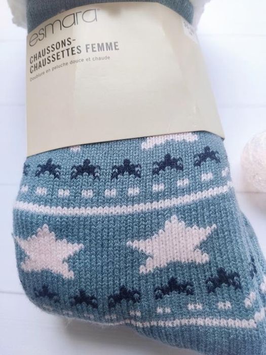 Теплые тапочки-валенки из Германии Esmara