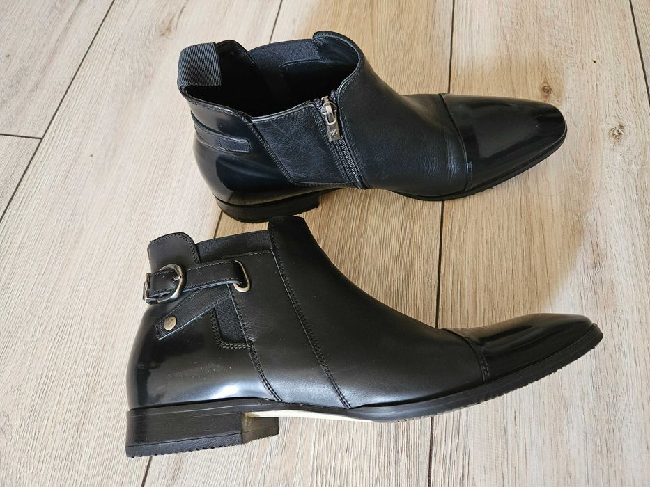 Мъжки елегантни кожени боти Massimo Zardi, размер 42