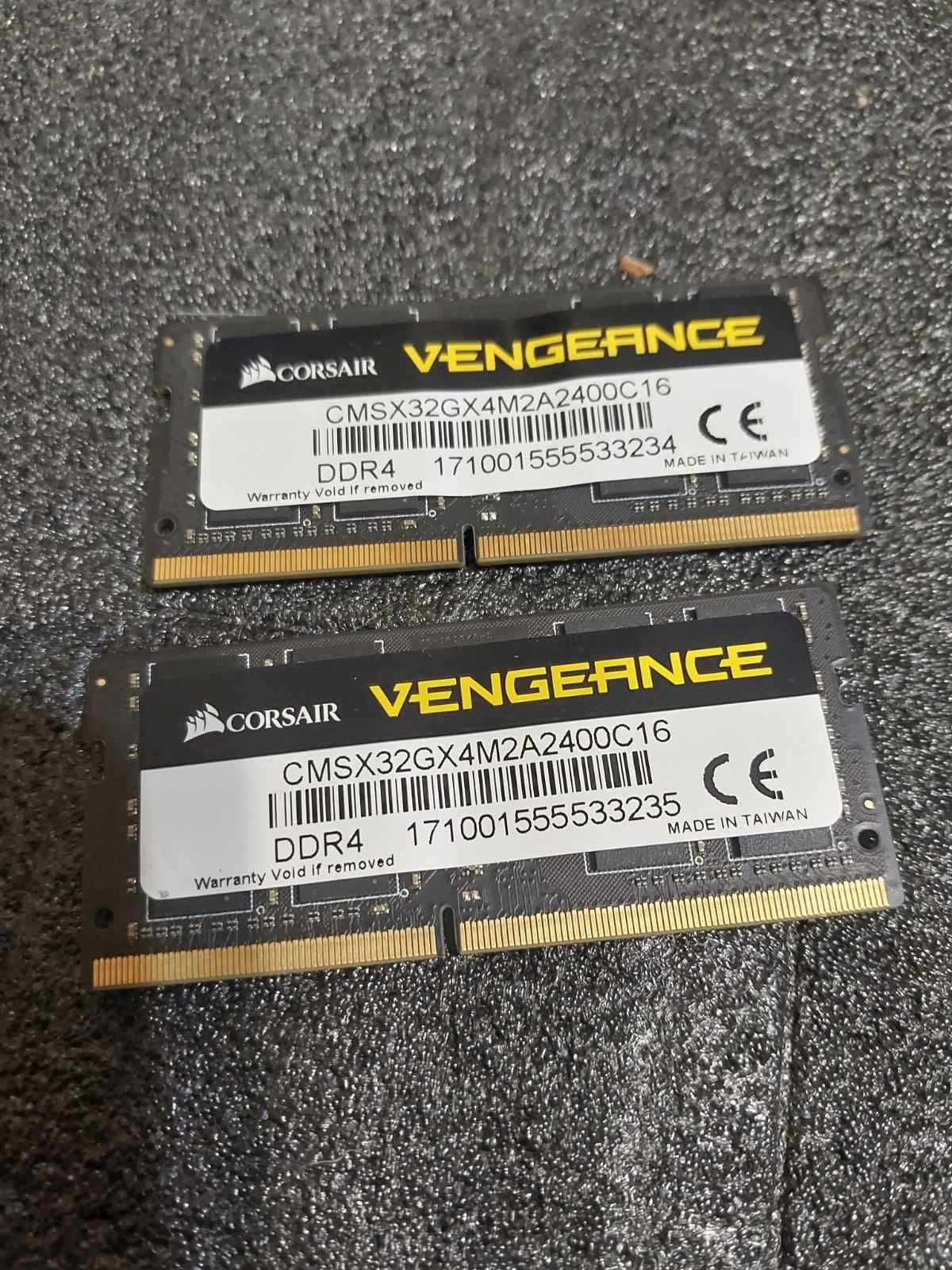 32GB DDR4 Corsair, HyperX, 2666Mhz, 2400Mhz - SODIMM (за лаптоп)