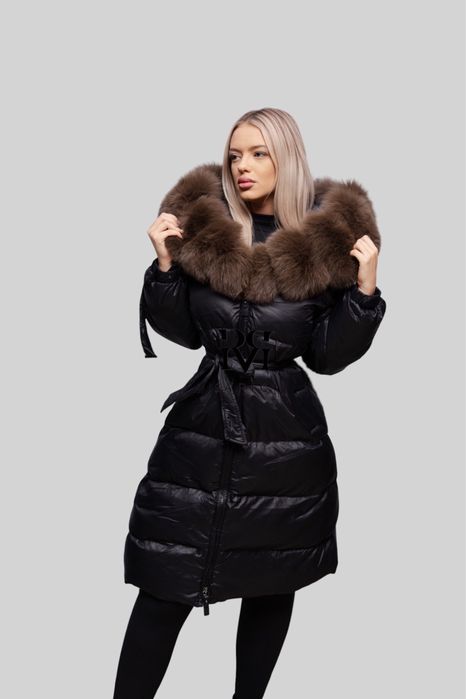 Geaca Lunga cu Blana Naturala